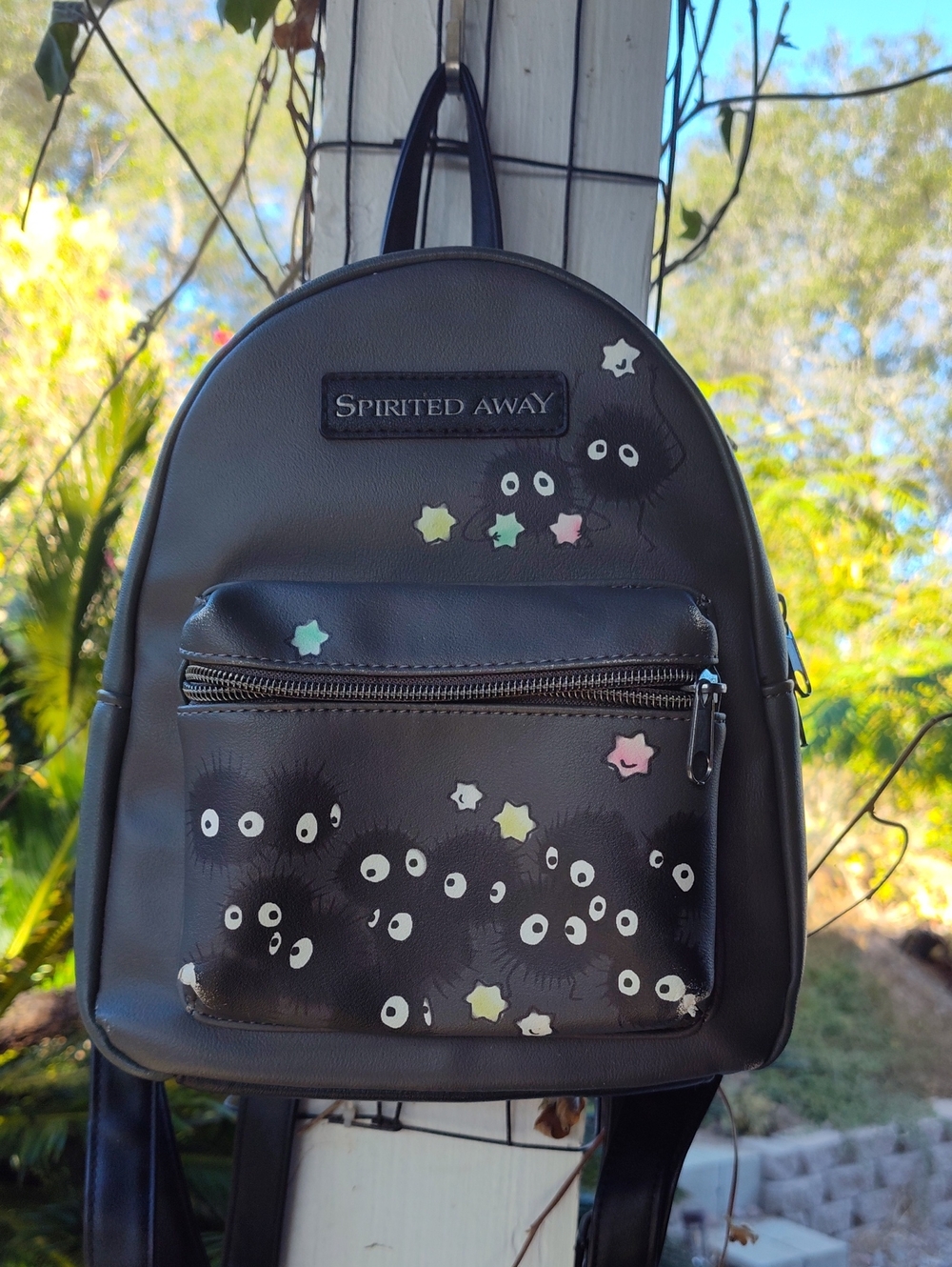 Spirited Away Soot Sprites Mini Backpack Studio Ghibli Black